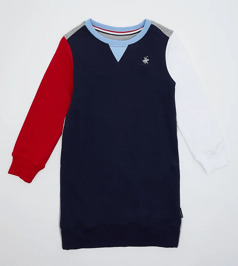 بيفرلي هيلز بولو كلوب فستان محبوك للأطفال من بفرلي هيلز بولو كلوب