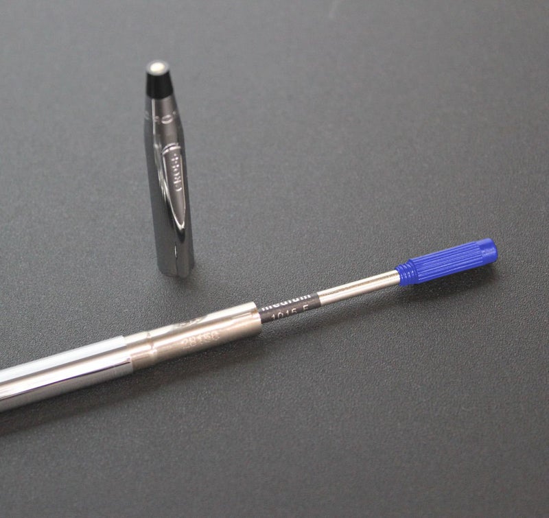 Cross 85112 Refills for Ballpoint Pens, Medium, Blue Ink, 2/Pack - Image 2