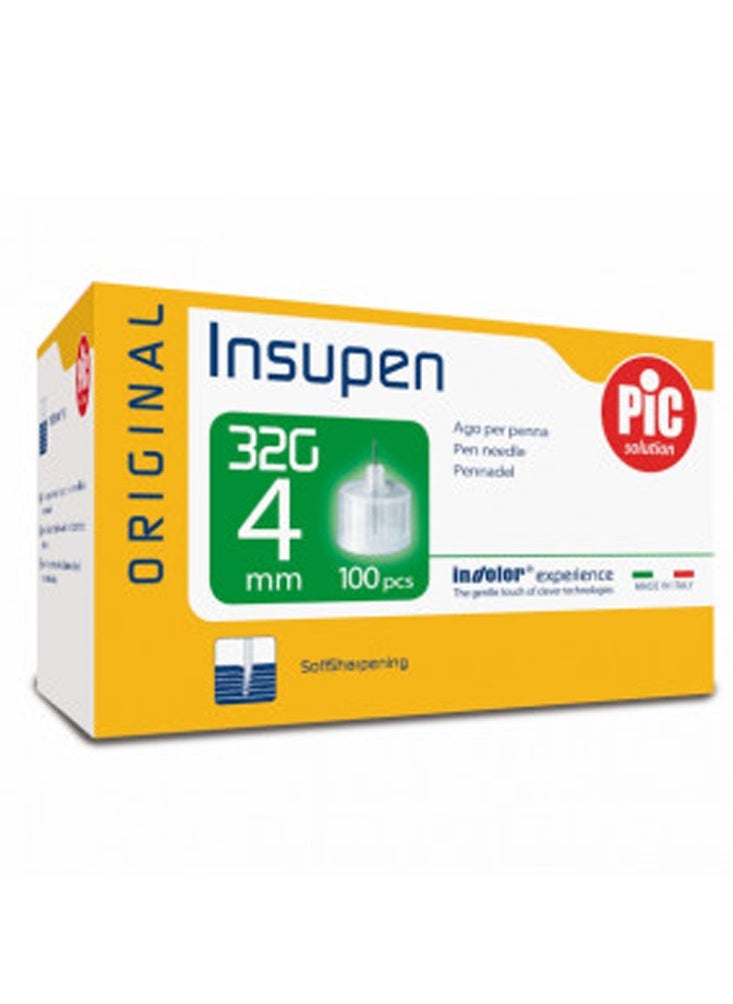 PIC Insupen Needle 4mmX32G 100S 