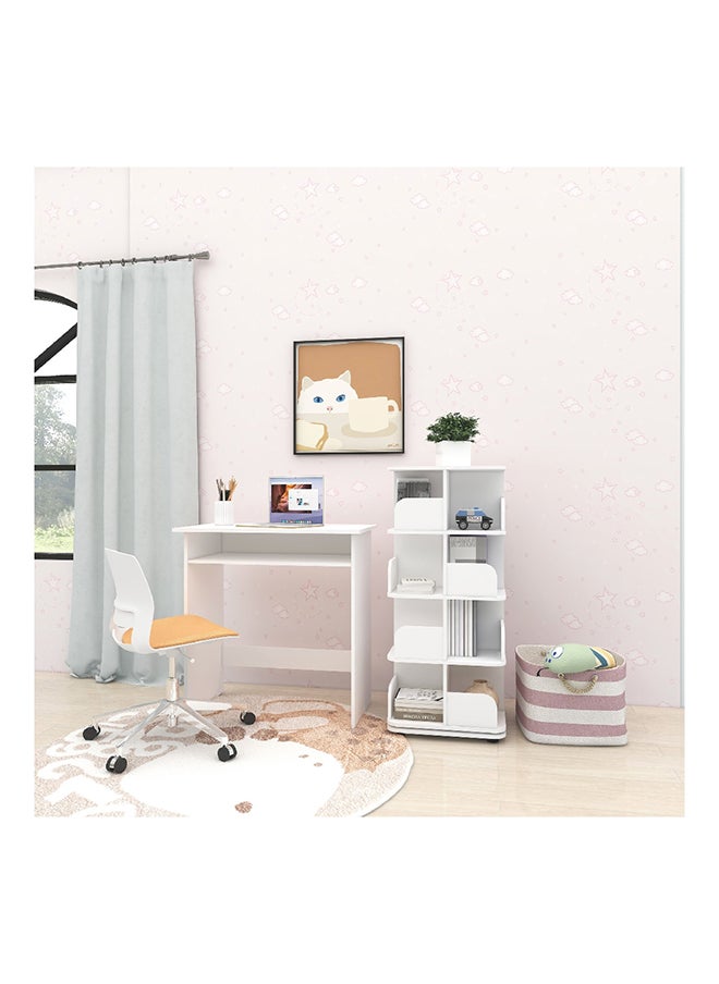 Home Box Vanilla Junior Study Desk with 1 Shelf 80 x 75 x 45 cm  - Image 5