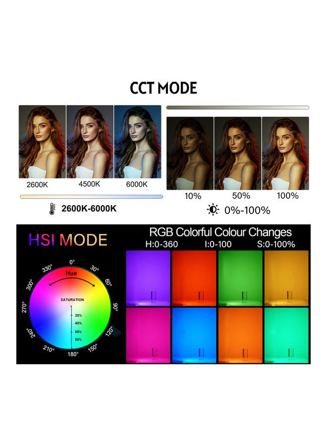 Loquat RGB LED Video Light White - Image 4