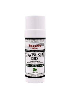 Taconic Shave Shaving Soap Stick with Antioxident Rich Seed Oils for a smooth shave Eucalyptus Mint