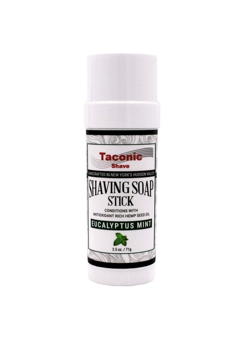 taconic shave Taconic Shave Shaving Soap Stick with Antioxident Rich Seed Oils for a smooth shave Eucalyptus Mint 