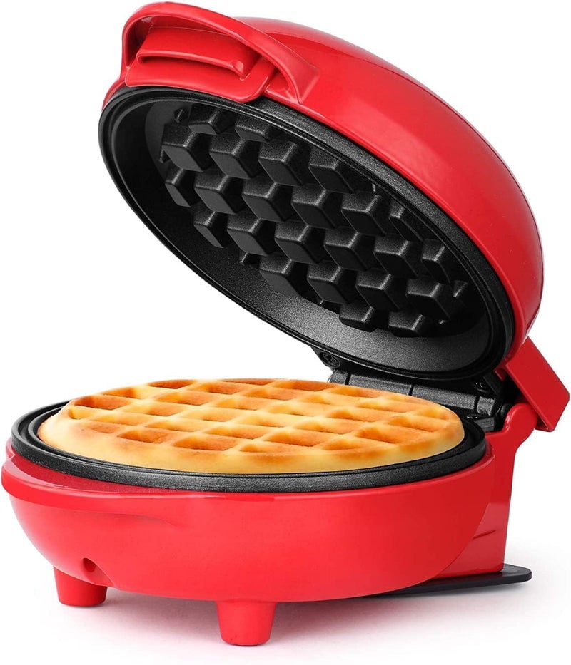 Payoca Mini Waffles Maker Machine For Home, 3 in 1 Electric Waffle Iron with Non-Stick, Dual Side Plate, Pancake Maker - For Individual Belgian Waffles - 4 Inch- 350 Watts (Multi) - Image 1