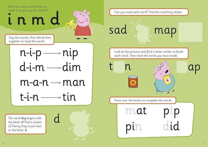 Peppa Pig: First Phonics: Sticker Activity Book - Image 3