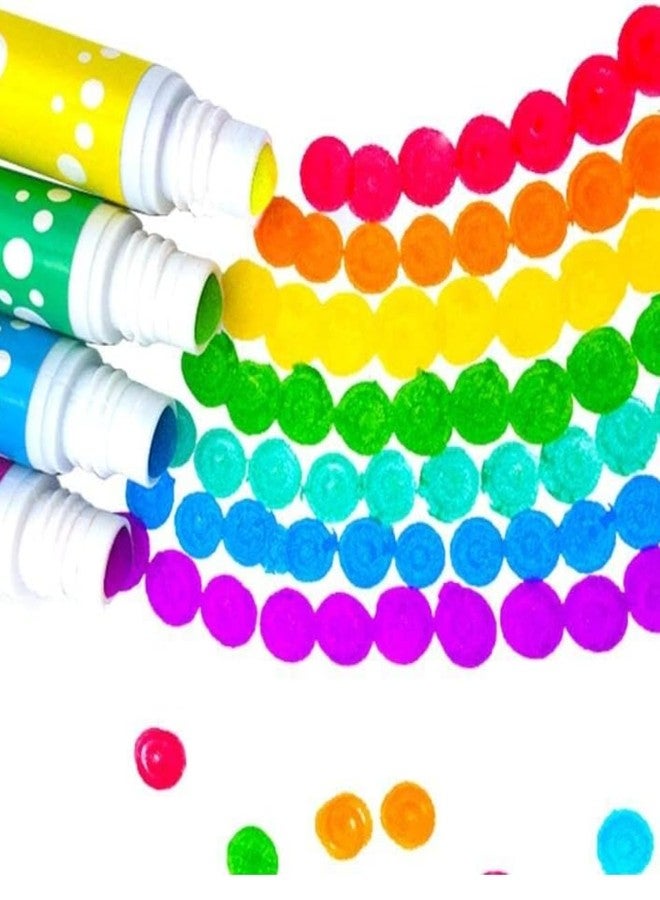 DearJoy Super Dot Markers Toddlers Kids 8 Colors Jumbo 20ml Water Based Non Toxic Fun Preschool Crafts Art Supplies Washable (Multicolor) - Image 5
