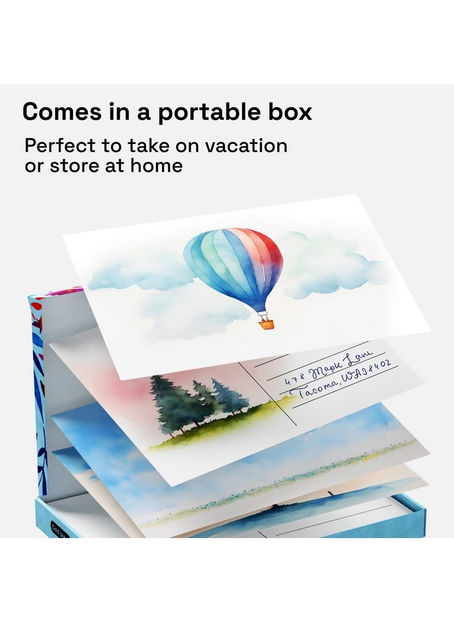 ARTISTRO - 30 Watercolor Postcards 4X6 Inches Heavyweight Paper Cards 140Lb (300Gsm) Blank Postcards For Mailing Diy Thank You Card Greetings Cards Christmas Invitations Birthday And More - Image 1