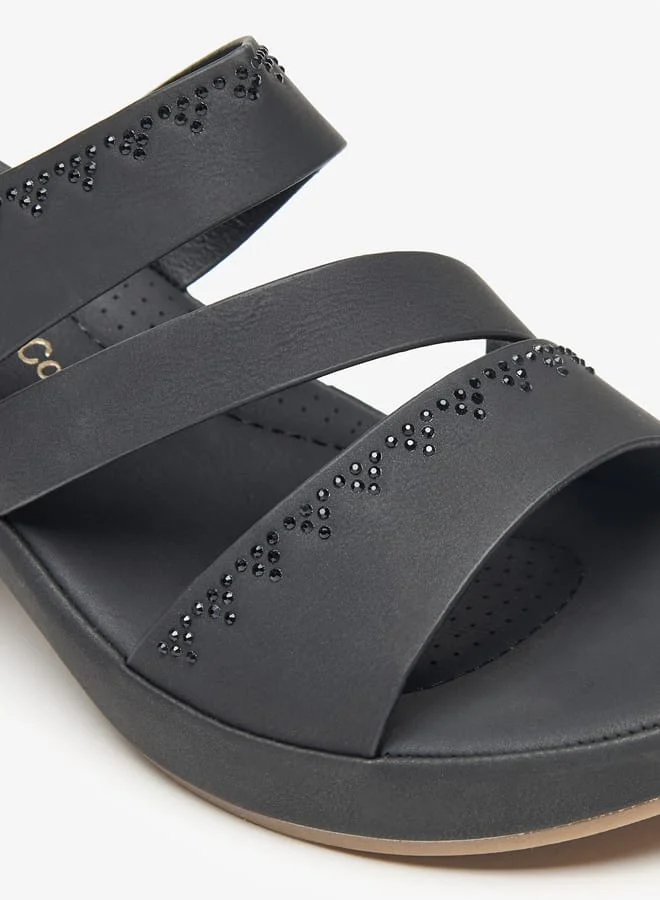 Le Confort Women Embellished Slip-On Sandals with Block Heels