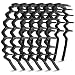 Syhood 6 Pieces Zigzag Headbands for Women Shark Tooth Comb Hairbands Wrapped Cloth Hairbands Wave Shape Plastic Hair Band Hair AccessoryEyecatching Pattern - Image 2