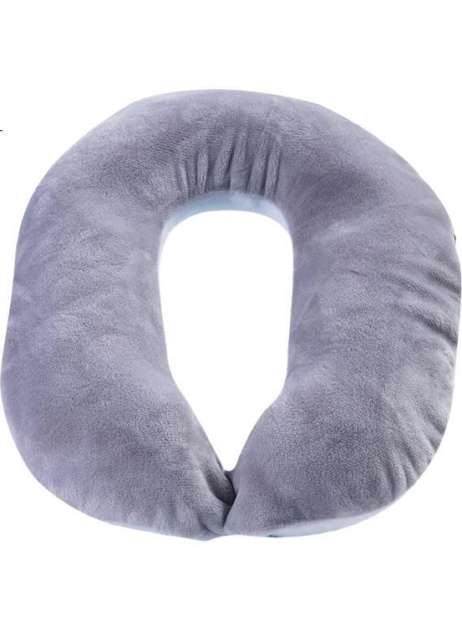 M.G M&G Stationery Replaceable Velvet Pillow Cover, Nap Pillow Companion Pillow Core Cover, Milk Silk Velvet Skin-Friendly Cotton Pillowcase, Student Stationery Single Pack Ahan4729 - Image 1
