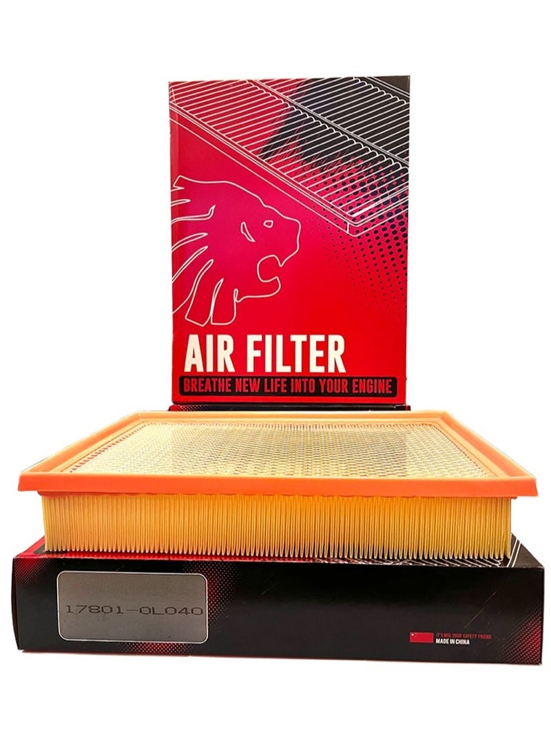 MIG YOUR SAFETY FRIEND - 17801-0L040 MIG AIR FILTER COMPATIBLE TO USE FOR HiLux 2019-2024 - Image 1