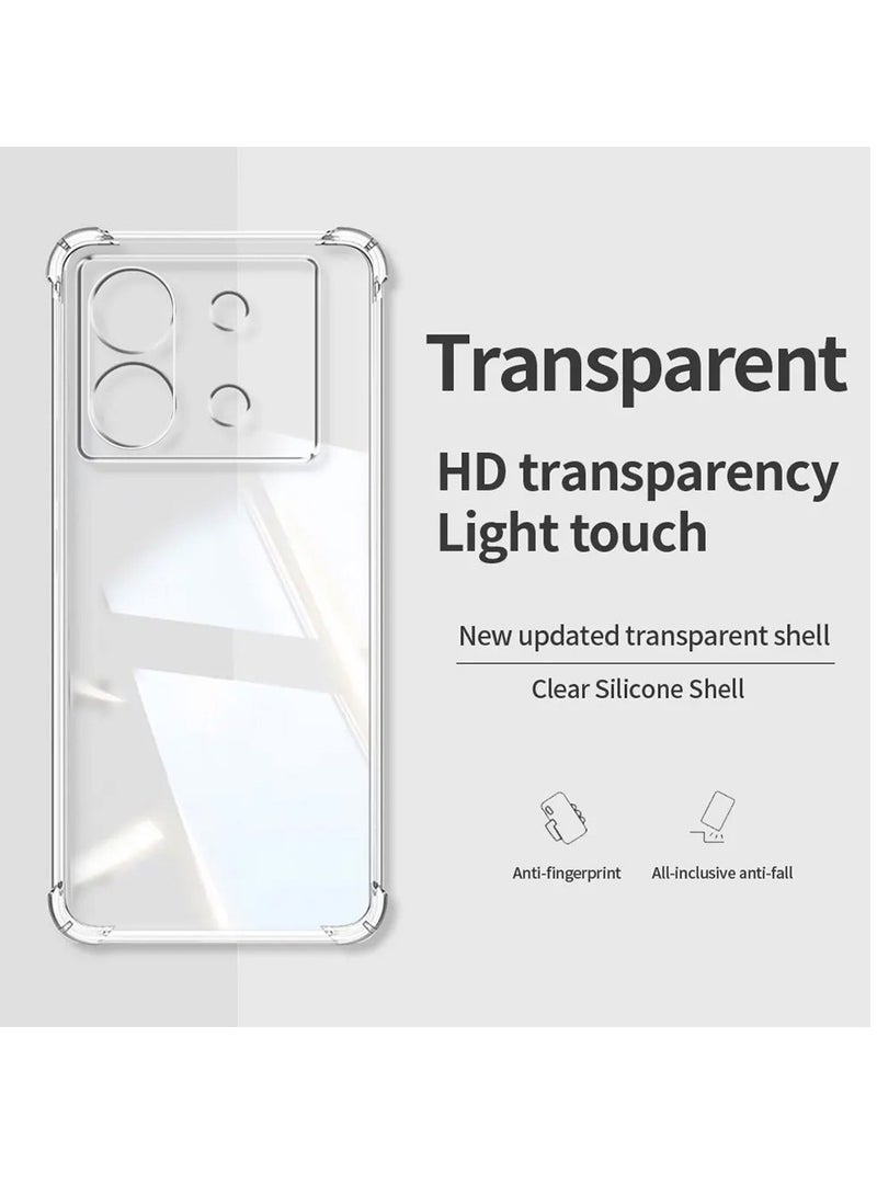 Techie Infinix Zero 30 5G TPU Bumper Corner Case with Camera Lens Protection Transparent Protective Back Cover - Image 4