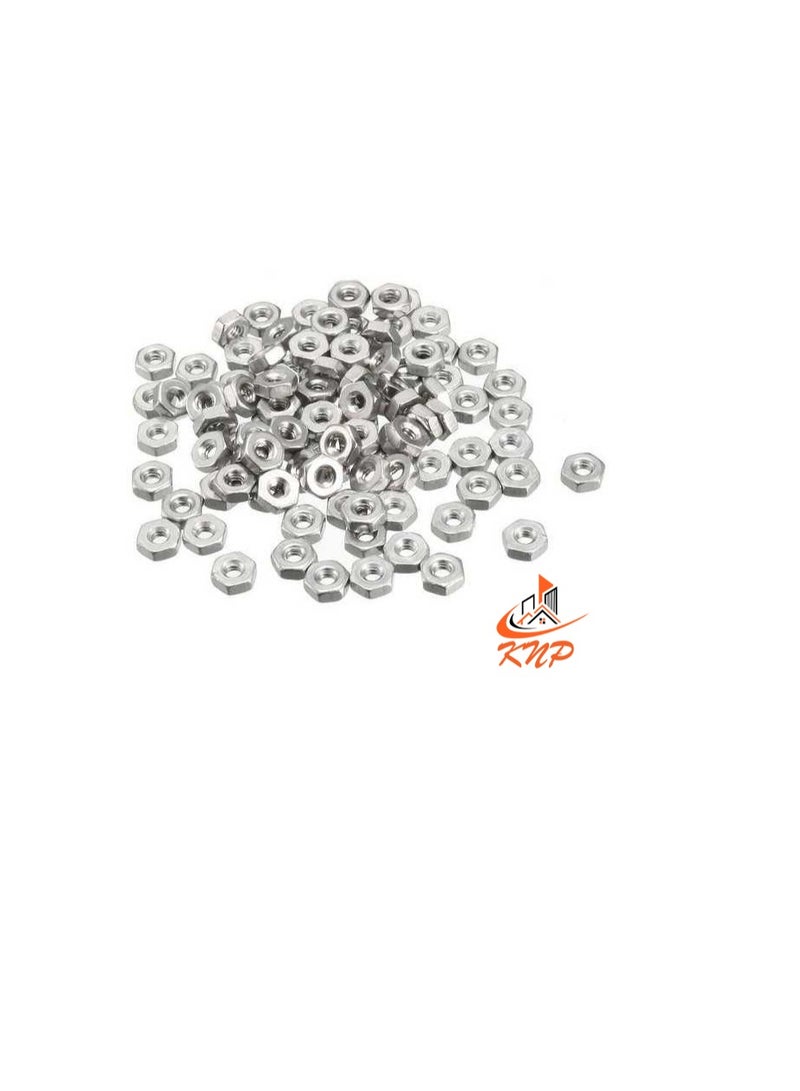 KNP Steel Hexagon Nuts - Pack of 100 (M10) - Image 2