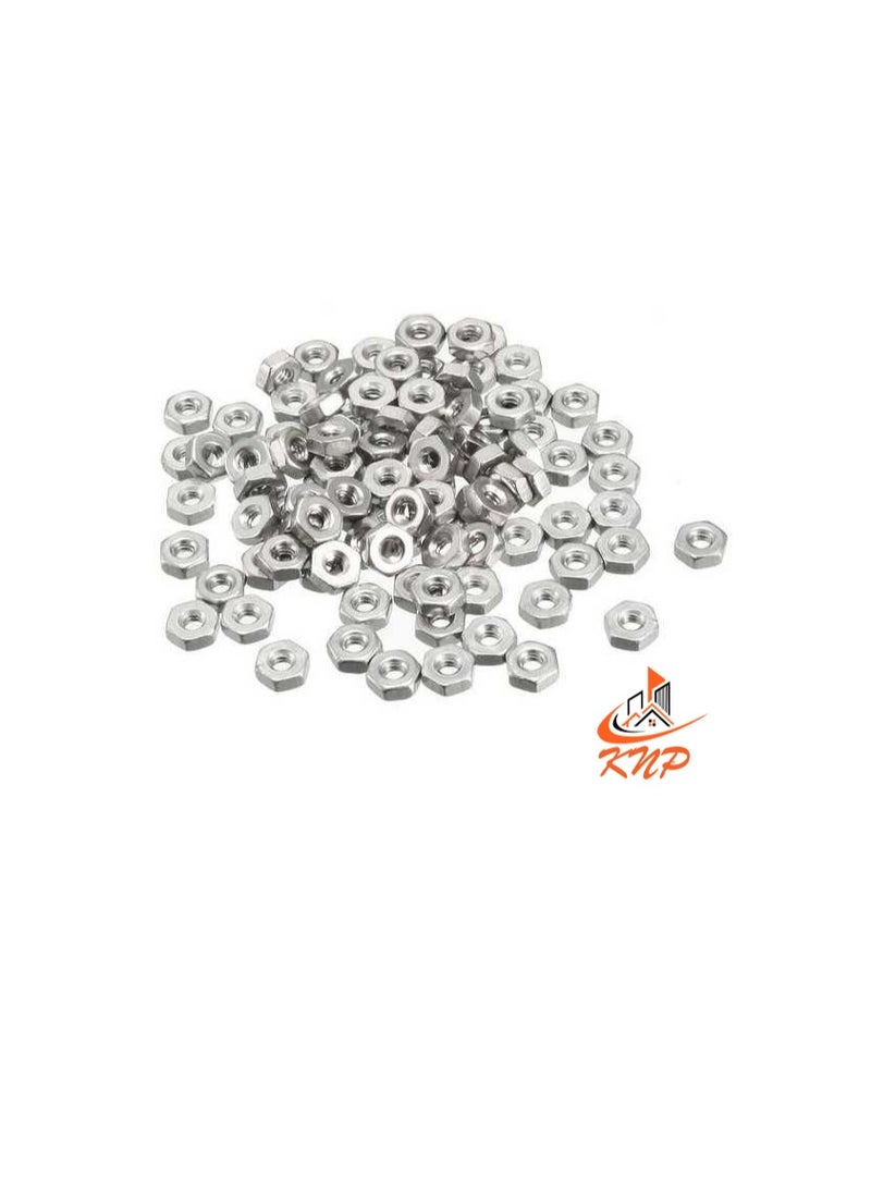 KNP Steel Hexagon Nuts - Pack of 100 (M10) - Image 1