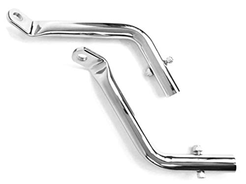 Eagle Skull 2014-2024 Chrome Remove Saddlebag Bar Guard Guards Eliminator Support Bracket Harley Davidson Touring like Electra Glide Road King Ultra Classic Limited CVO 14-24 # 90200981 Saddle bag Support Kit NEW - Image 1