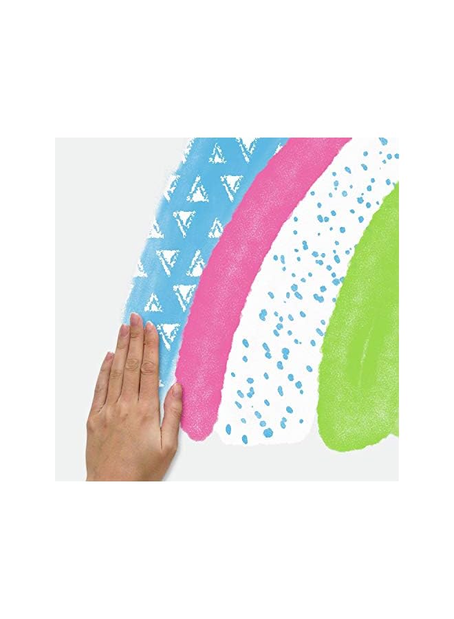 RoomMates Pattern Rainbow Peel And Stick Giant Wall Decals - Image 4