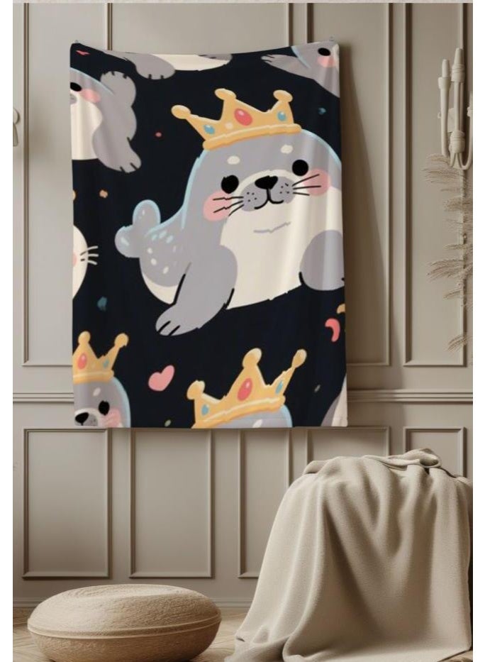 general Baby and children's cartoon flannel thin blanket (warm and comfortable, suitable for sleep, game use) 70cm*100cm - Image 3