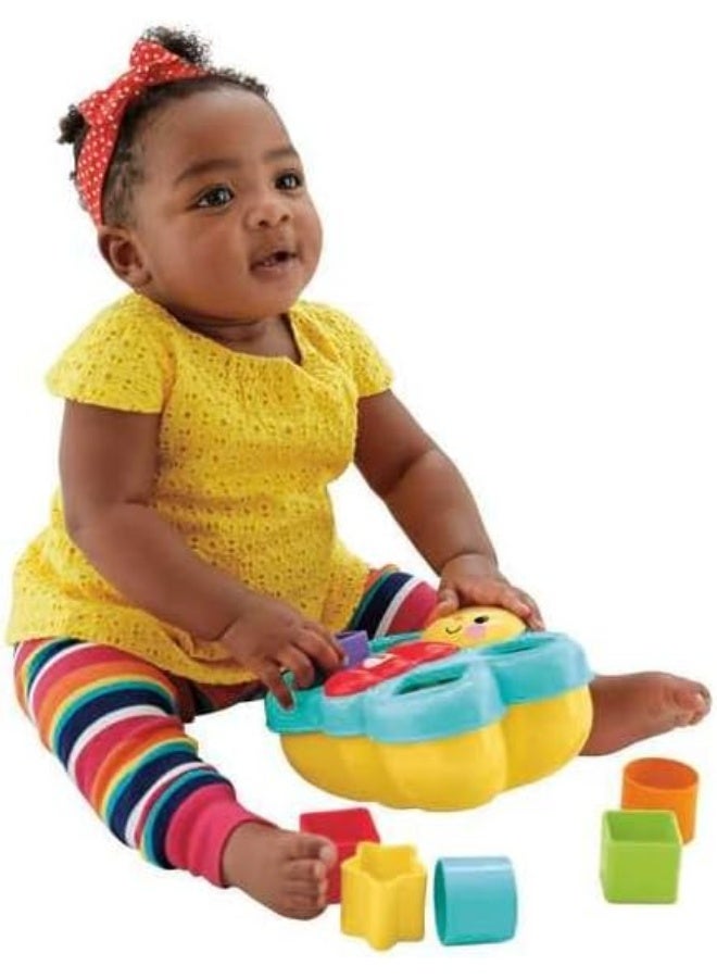 Fisher-Price Butterfly Sorter Baby Toy Blocks – Montessori Educational Stacking & Sorting - Image 2