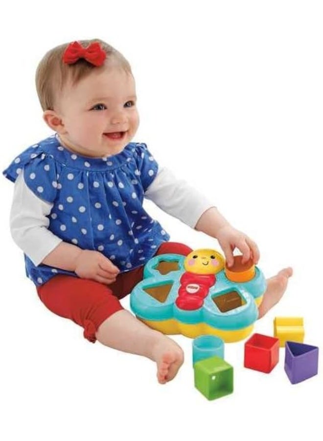 Fisher-Price Butterfly Sorter Baby Toy Blocks – Montessori Educational Stacking & Sorting - Image 3
