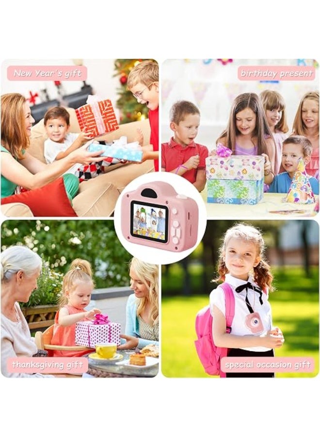 Kids Digital Camera with 1080P HD Video Recording, 2 Inch Eye Protection Display, 32GB Memory Card, Photo Camera for Children - Image 2