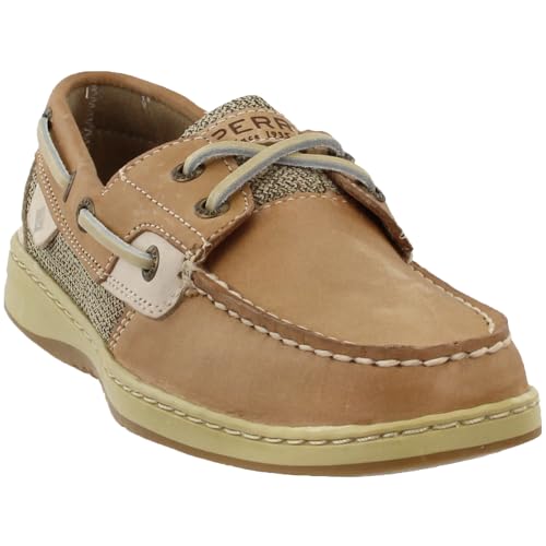 Sperry Women's Bluefish 2-Eye Boat Shoe, Off White, 5.5 - Image 3