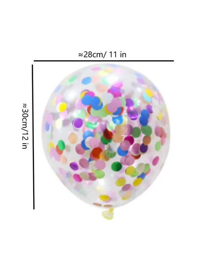 120 Premium 12 Inch Paillette Balloons Mixed Silvery Magenta Set With Pump - Image 4