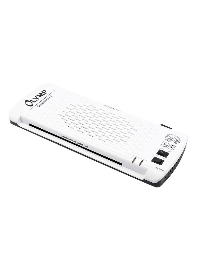 Olympia - Olympia 4 Rollen A4 size Laminating Machine Super Flat, A235 Plus - OLLM3146 - Image 1