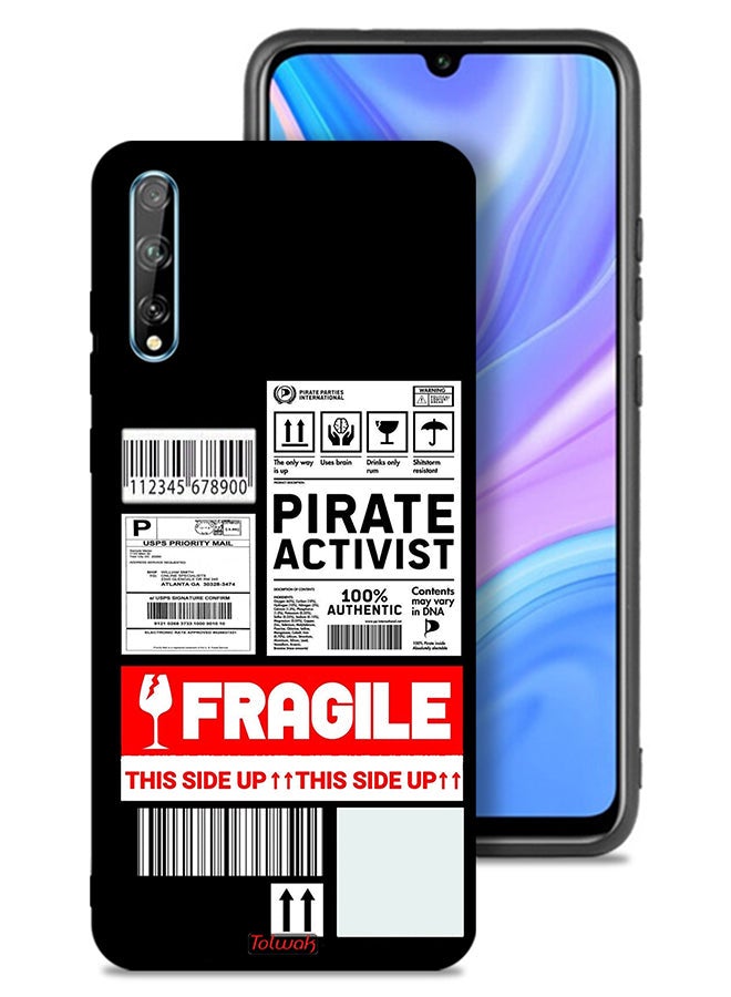 Tolwak Huawei P Smart S Protective Case Cover Private Activist Fragile Sticker - Image 1