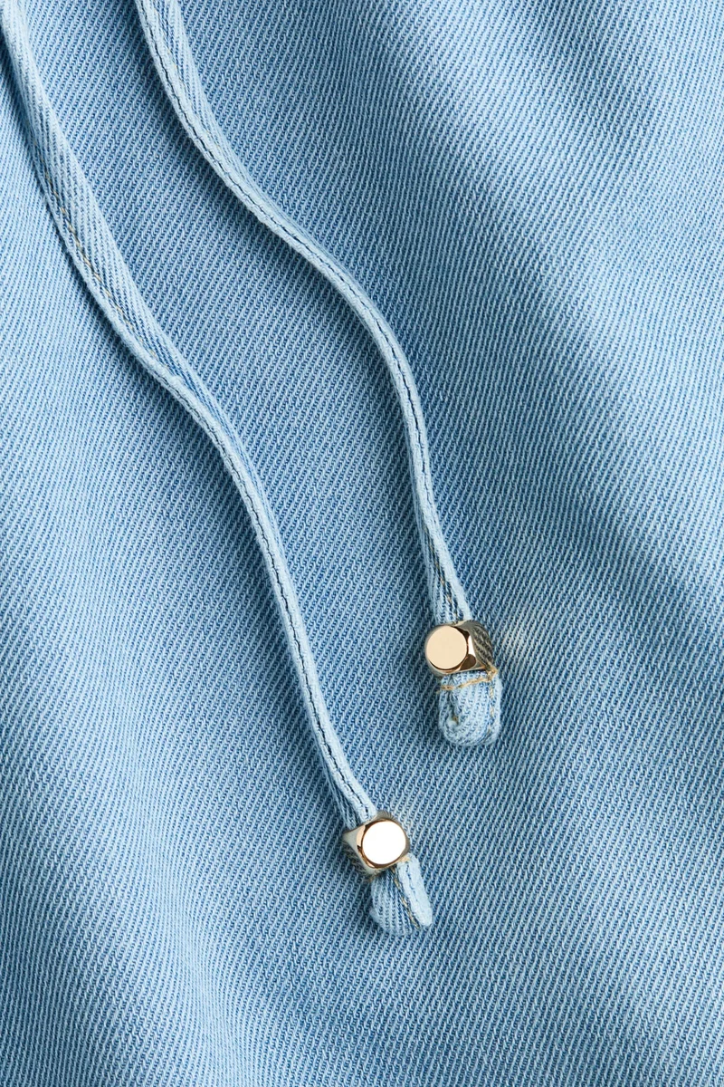 H&M Tie-belt paper bag trousers