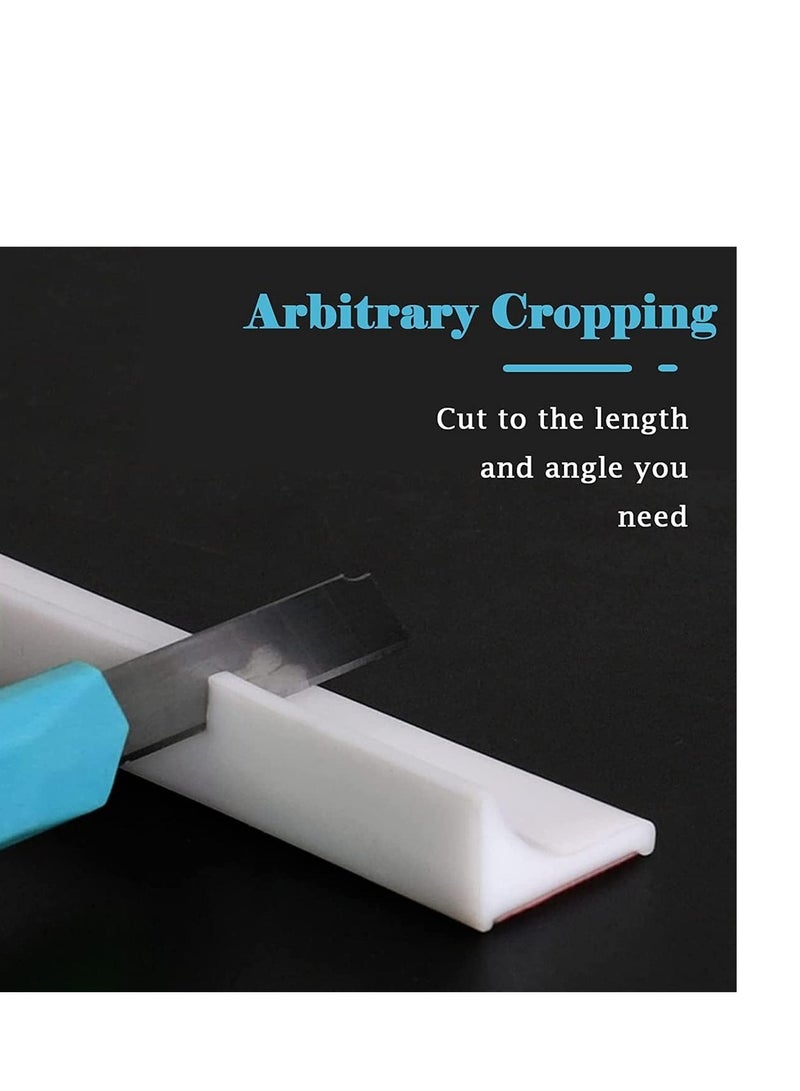 سيوسي Collapsible Threshold Water Dam Self-Adhesive Shower Barrier Bathroom And Kitchen Water Stopper Home Water Retention System Waterproof Water Flow Block Seal Strip 1.4M - Image 3