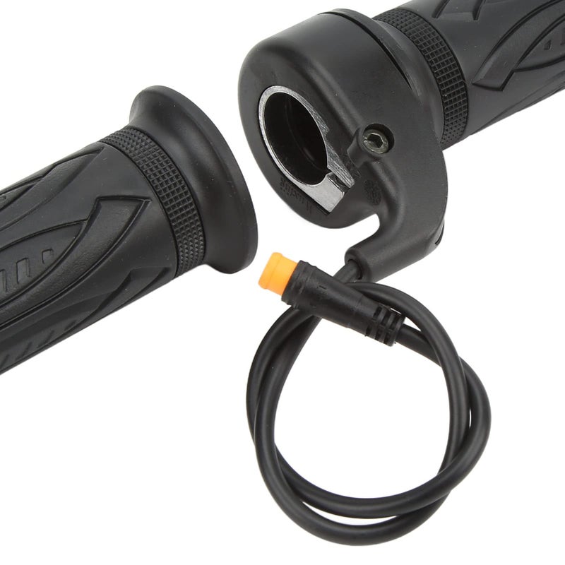 JackCao EBike Throttle Grip, Electric Bicycle Scooter Full Twist Throttle Ebike Handlebar with Waterproof Joint Scooter Speed Throttle Handle for Electric Bicycle (22.2mm/0.87in) - Image 3