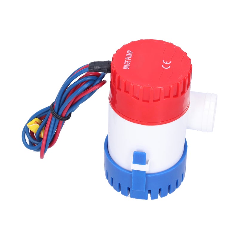 Bilge Pump ABS Stainless Steel Shock-Resistant Housing - High Efficiency Low Noise Submersible Pump for Marine Sewage Drainage - Image 2