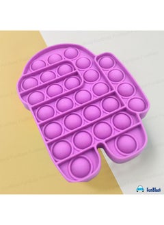 FunBlast FunBlast Pop it Toy for Kids, Pack of 3 Unit - Robot with 2 Keychain Pop it Fidget Toy for Kids, Real Silicone Pop it Games for Kids (Multicolor) (FB-3)  - Image 5