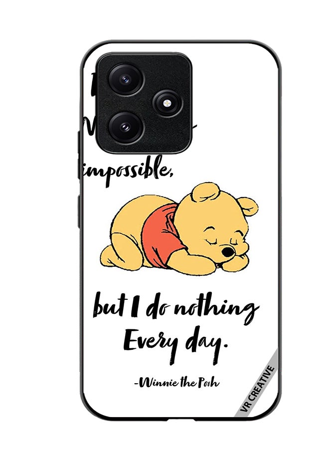 VR CREATIVE Protective Case Cover For Xiaomi Poco M6 Pro 5G Nothing Winnie Design Multicolour - Image 1