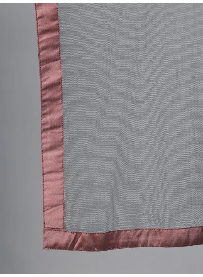 AKS Mauve Flock Print Lehenga Choli With Dupatta