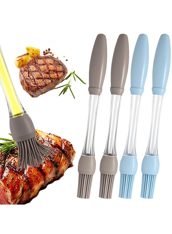 4Pcs Basting Brush for Cooking,Food Brushes Spread Oil Butter Sauce Food Applicator for BBQ Grill Baking Kitchen Cooking - Image 1