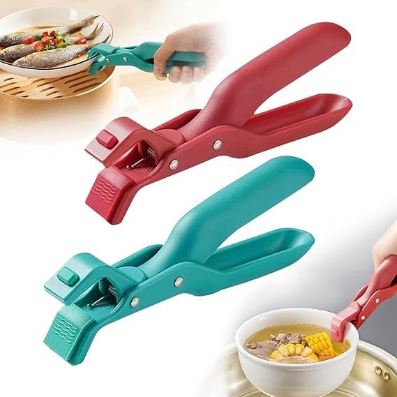 Blase enterprise Blase enterprise Multi-Purpose Anti-Scalding Bowl Holder Clip, Multi-Function Anti-Scald Bowl for Kitchen, Silicone Non-Slip Heat Insulation Clip for Pot Holder  - Image 1