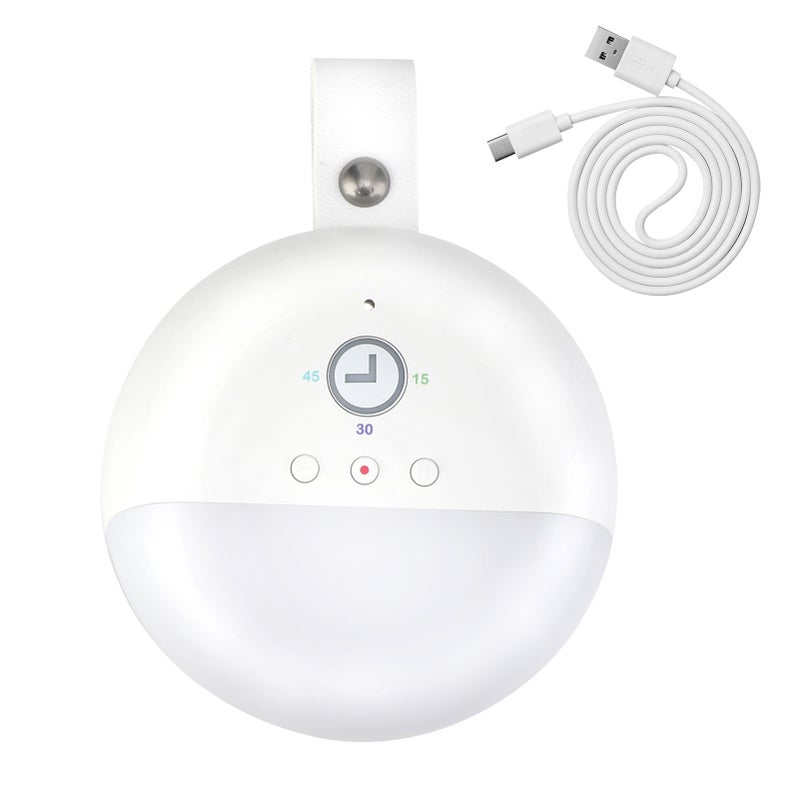 White Noise Sleep Machine with Night Light 3 Timers Portable Sleep Aid Machine Noise Canceling for Home Office Travel Hotel Adults Baby White Noise Machine Sleep Trainer - Image 1