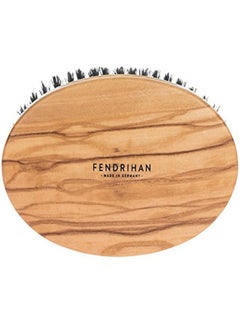 Fendrihan Genuine Boar Bristle And Olivewood Military Hair Brush, Medium Stiff Bristle, Made In Germany  - Image 3