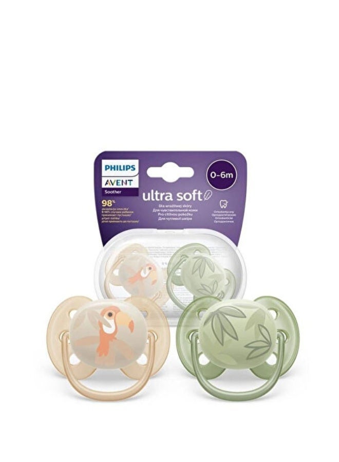Avent Philips Avent Ultra Soft Soother for , 0-6 Months - Image 1