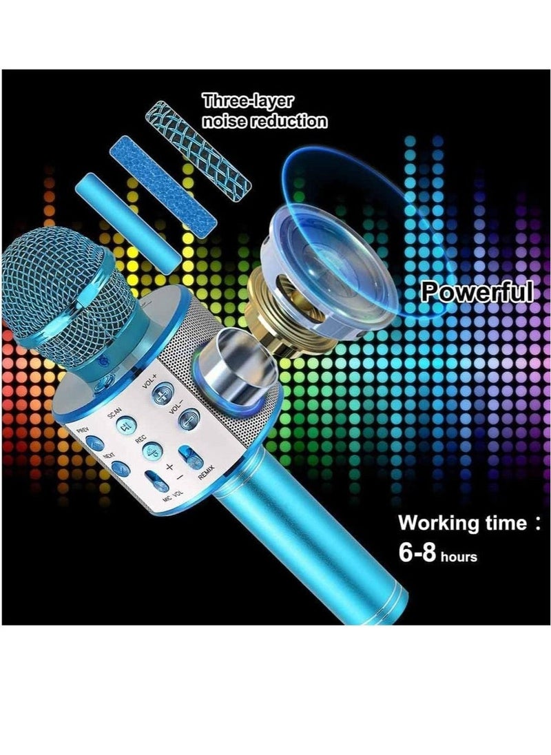 Bluetooth Microphone for kids Birthday Gift Toys for Age 3 4 5 6 7 8 9 10 Girls Boys Wireless Karaoke Mircrophone Little Kid Gifts Toy for Toddler Children - Image 5