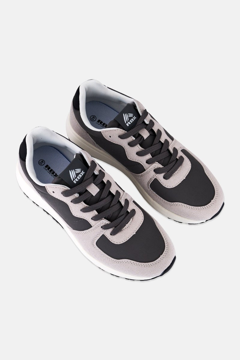 RBX Men Brand Logo Lace Up Outdoor Shoes, Multicolor - Image 4