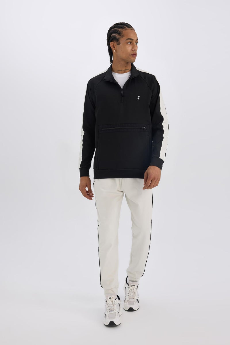 DeFacto Man DeFactoFit Standard Fit Leg Scuba Diving Fabric Sports Jogger  - Image 1