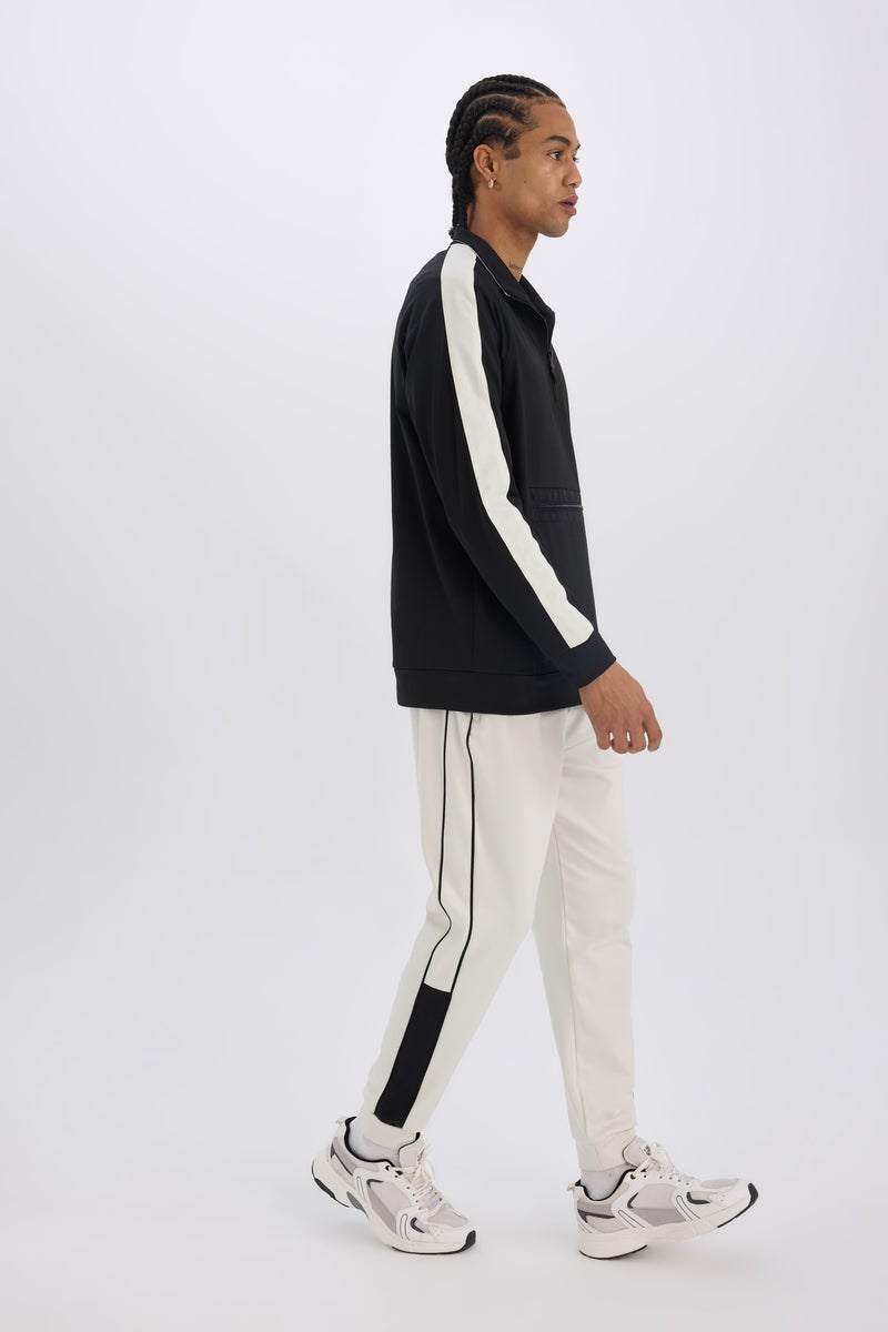 DeFacto Man DeFactoFit Standard Fit Leg Scuba Diving Fabric Sports Jogger  - Image 4
