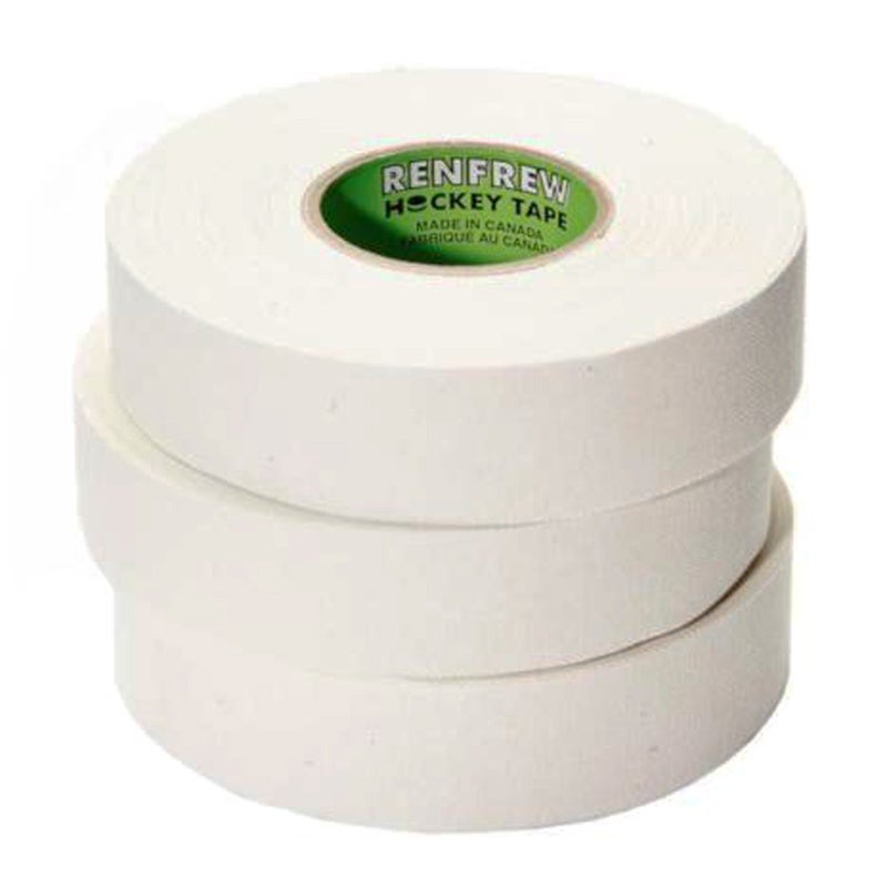 Renfrew, 1" Cloth Hockey Tape, (18m, White, 3pk) - Image 2