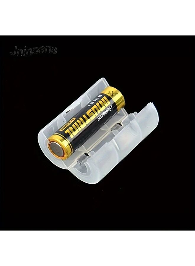 3pcs AA To C Battery Adapter Converter With Storage Box Durable Plastic Shell - Image 4