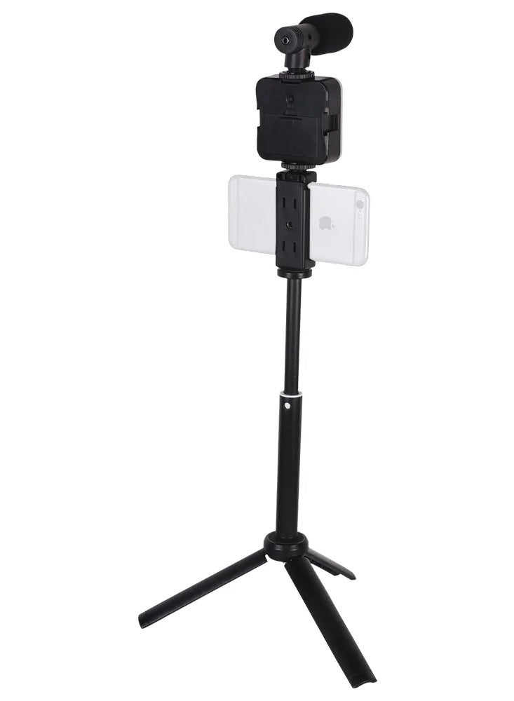 ELTRAZONE New Arrival W020 AY-49T Flexible Phone Tripod With Microphone Filling Light Selfie Vlogging Kit - Image 3