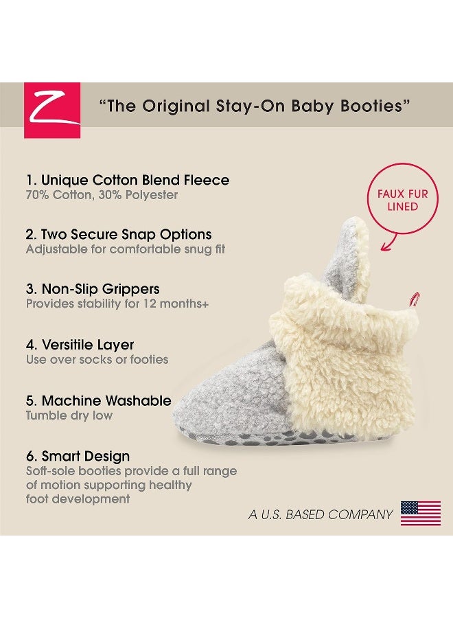 Zutano Zutano Unisex Fleece Baby Booties  - Image 3