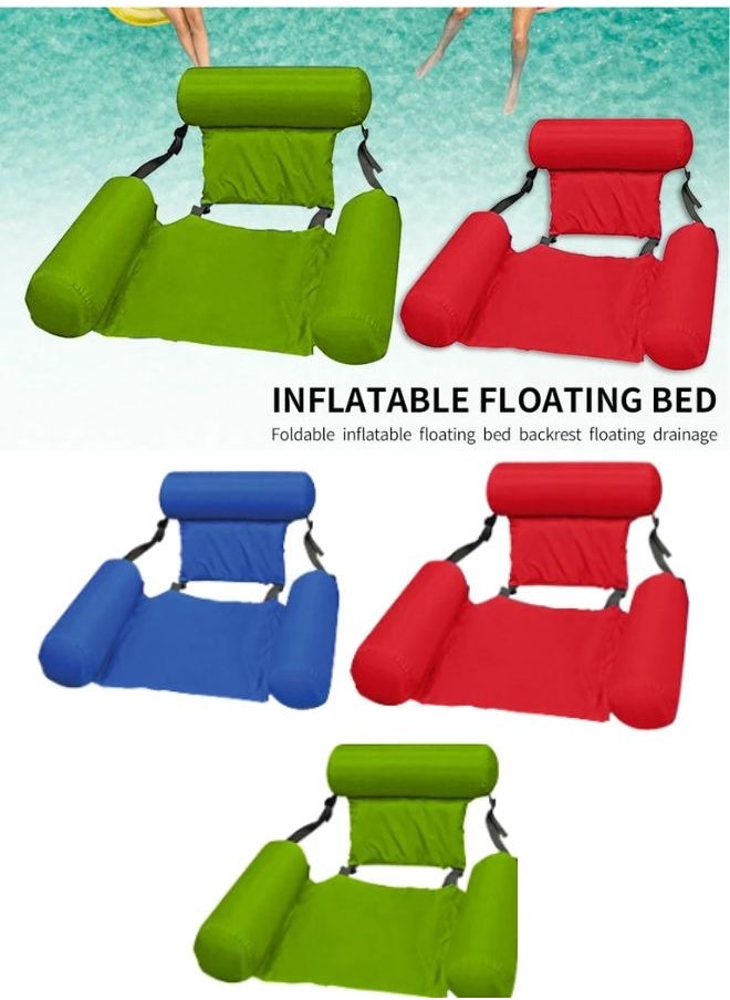 SUNIFY - Summer Swimming Pool Hammock Floating Bed Portable Folding Inflatable Ring Air Mattress Water Accessories Beach Sports Lounger Chair For Adults Children - Image 1