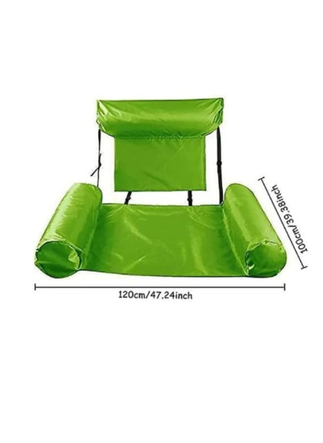 SUNIFY - Summer Swimming Pool Hammock Floating Bed Portable Folding Inflatable Ring Air Mattress Water Accessories Beach Sports Lounger Chair For Adults Children - Image 1
